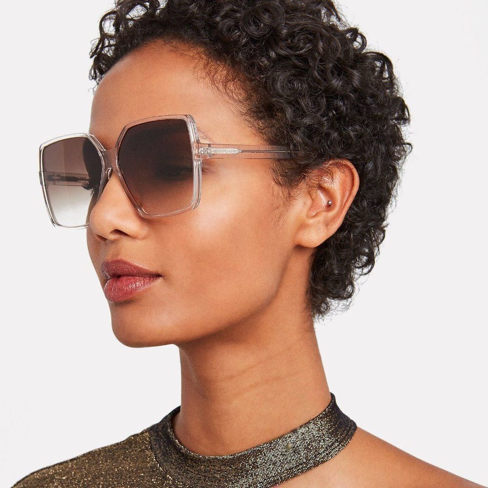 NEW Saint Laurent SL232 BETTY 005 Nude Beige Gradient Sunglasses - Picture 4 of 15